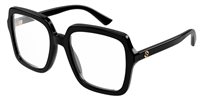 Montura de gafas Gucci Mujer GG1318O001-BLACK-BLACK-TRANSPARENT55 - GG1318O001-BLACK-BLACK-TRANSPARENT55